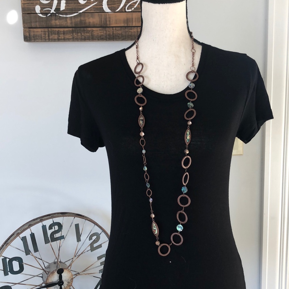 Long bronze  ⭐️ 3 for $15 ⭐️ necklace